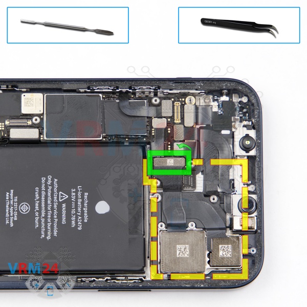 Remove the rear camera