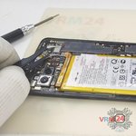 Déconnectez le connecteur de la batterie