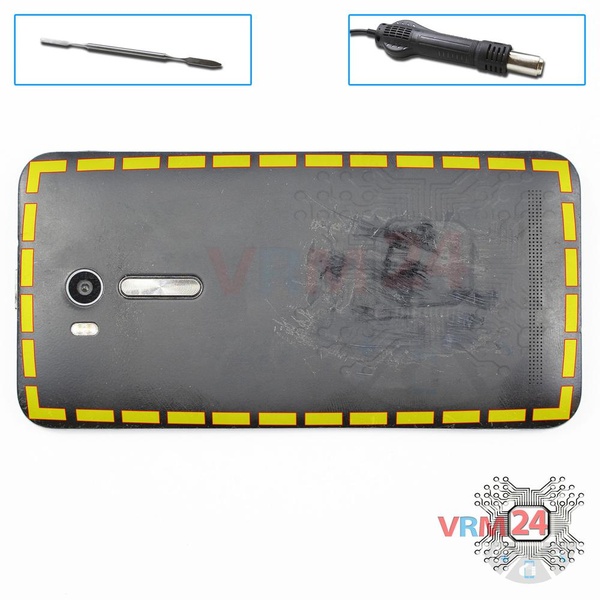 Ouvrez la coque arrière