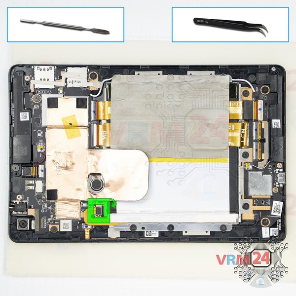 Déconnectez le connecteur de la batterie