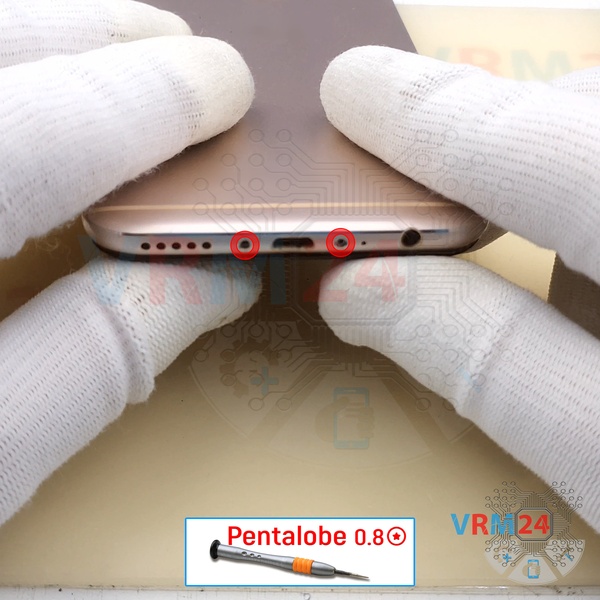 Desaparafusar os parafusos