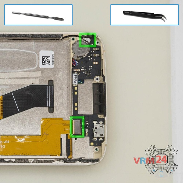 Disconnect the connectors