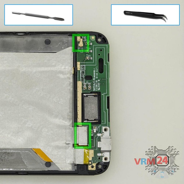 Disconnect the connectors