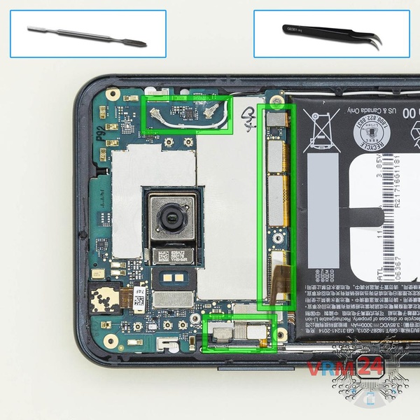 Disconnect the connectors