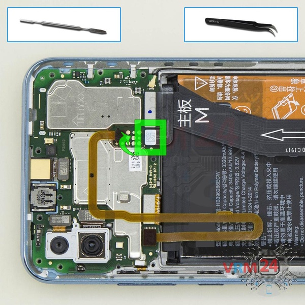Desconecte el conector de la batería