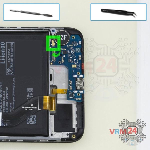 Desconecte el conector