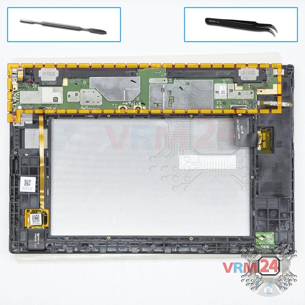 Remove the motherboard