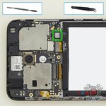 Déconnectez le connecteur de la batterie