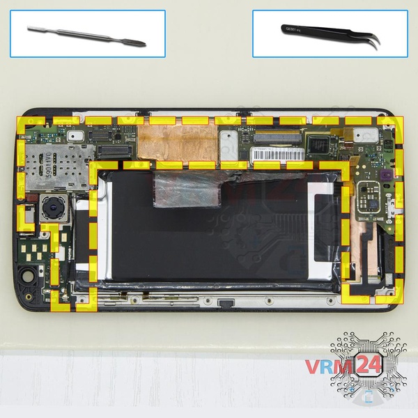 Remove the motherboard