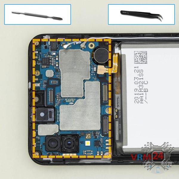 Remove the motherboard