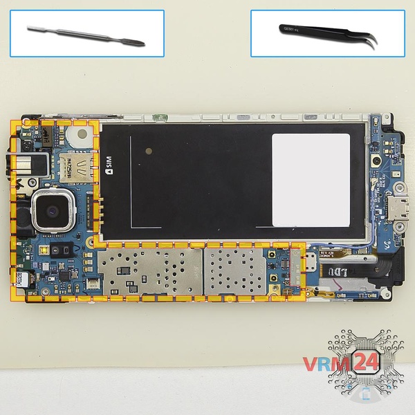 Remove the motherboard