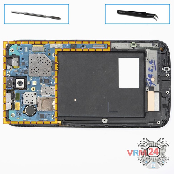 Remove the motherboard