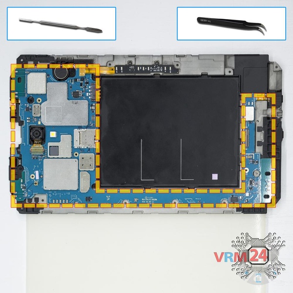 Remove the motherboard