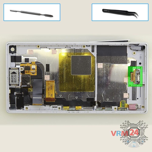 Remove the charging port