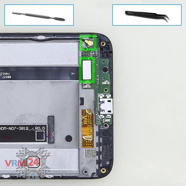 Disconnect the connectors