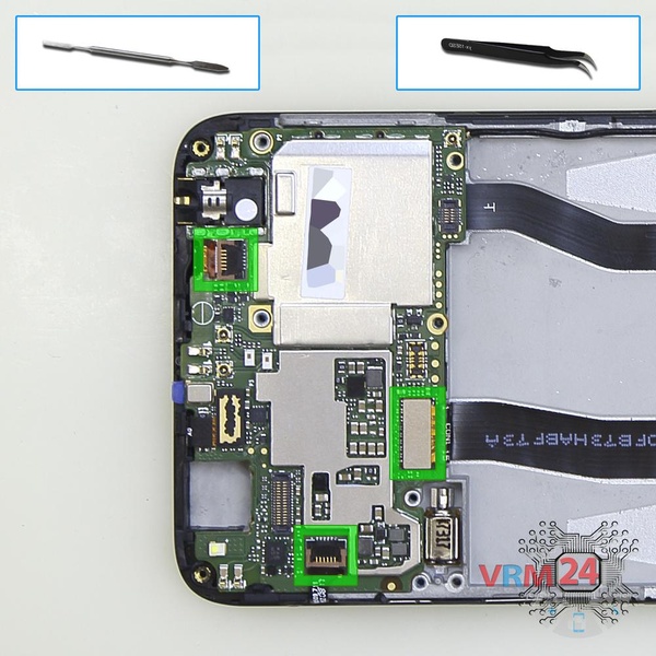 Disconnect the connectors
