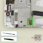 Retirez le moteur de vibration