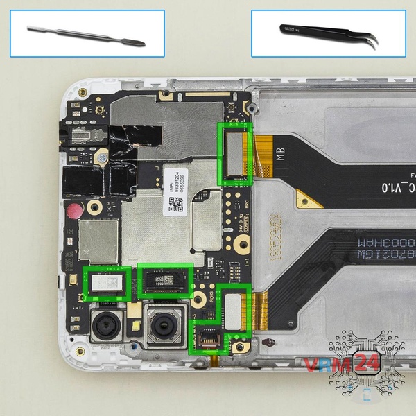 Disconnect the connectors