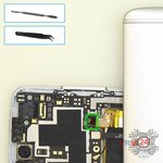 Déconnectez le connecteur de la batterie