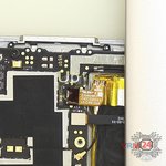 Déconnectez le connecteur de la batterie