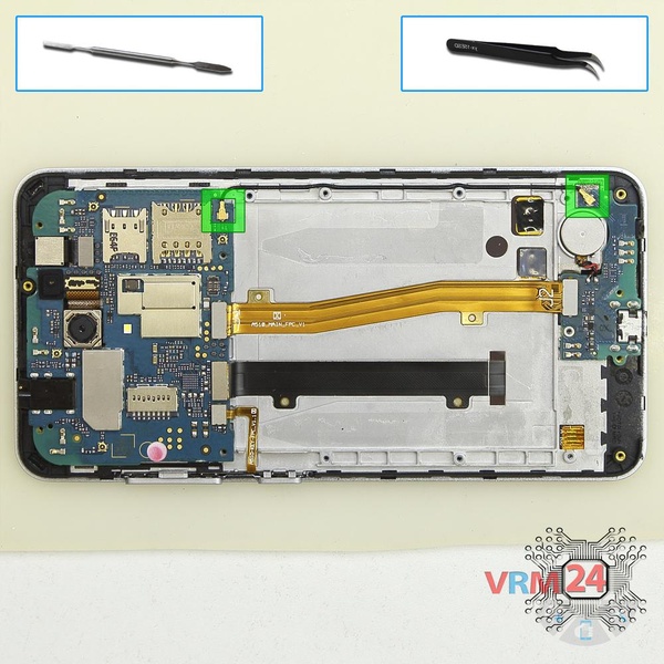 Remove the coaxial cable