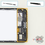 Retire la placa secundaria