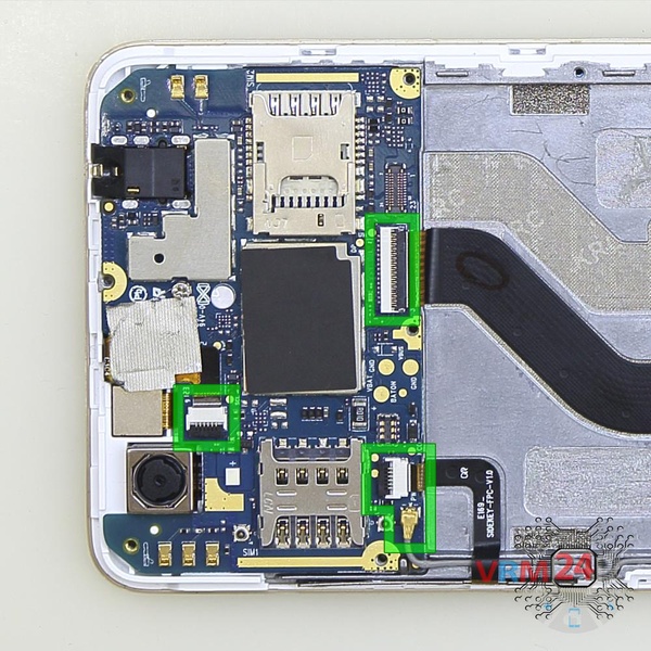 Disconnect the connectors