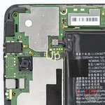 Déconnectez le connecteur de la batterie