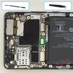 Déconnectez le connecteur de la batterie