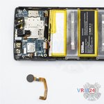 Retirar el sensor de huellas dactilares