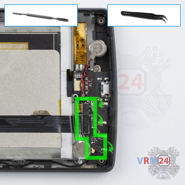Disconnect the connectors