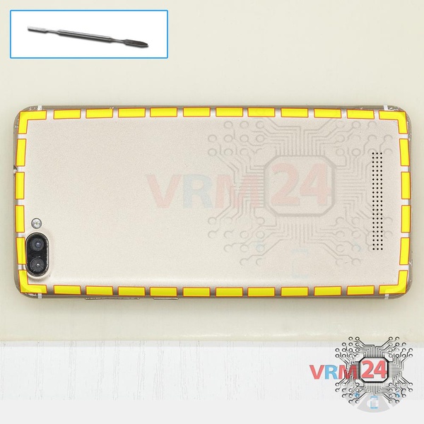 Ouvrez la coque arrière