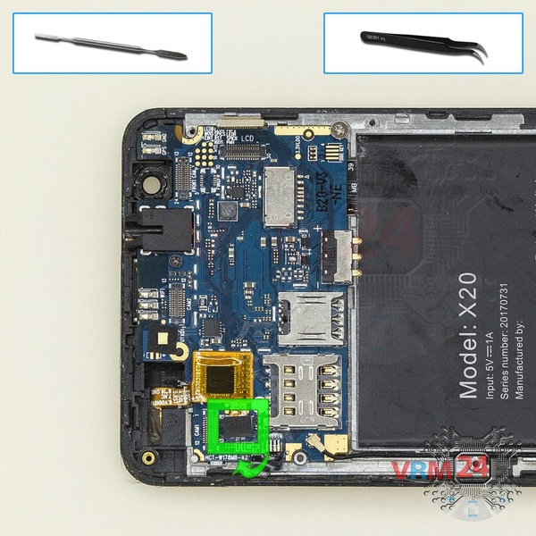 Déconnectez le connecteur