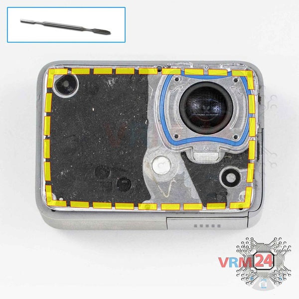 Open the display module