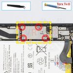 Unscrew the screws