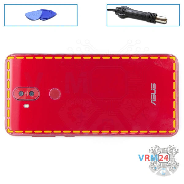 Ouvrez la coque arrière