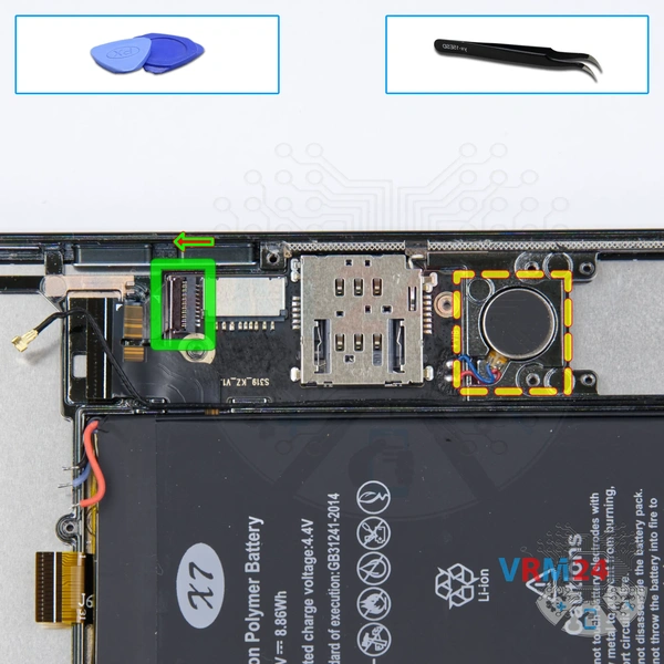 Desconecte el conector