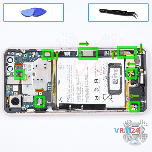 Disconnect the connectors