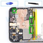 Disconnect the connectors