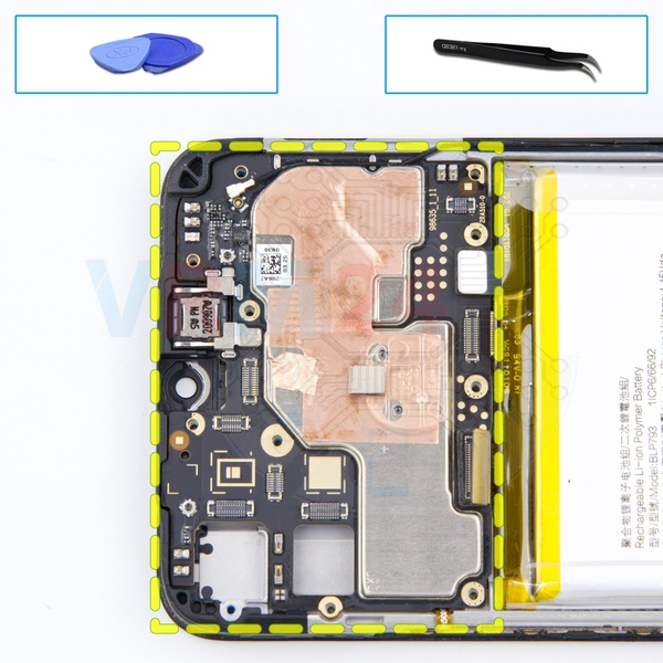 Remove the motherboard