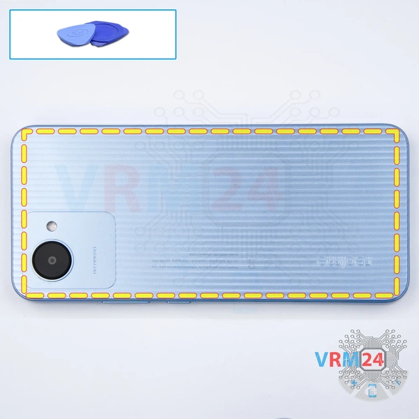 Ouvrez la coque arrière