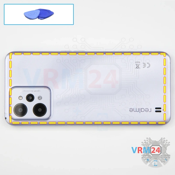 Ouvrez la coque arrière