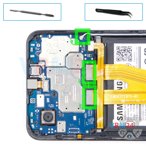 Desconecte el conector de la batería