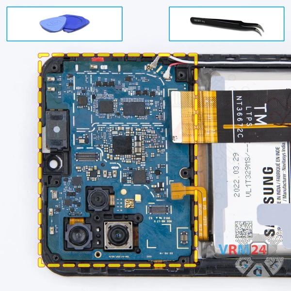 Remove the motherboard