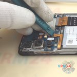 Déconnectez le connecteur de la batterie