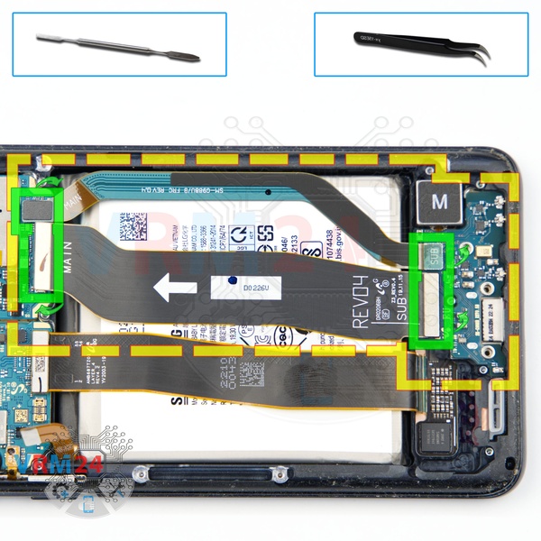 Remove the sub-board