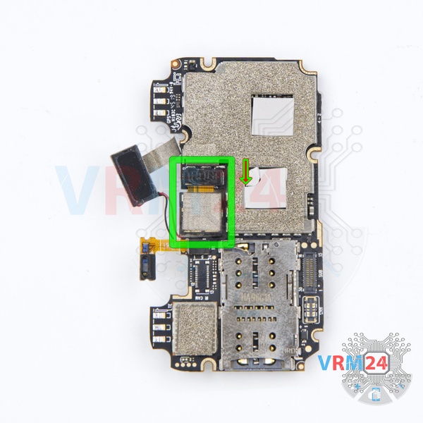 Remove the rear camera