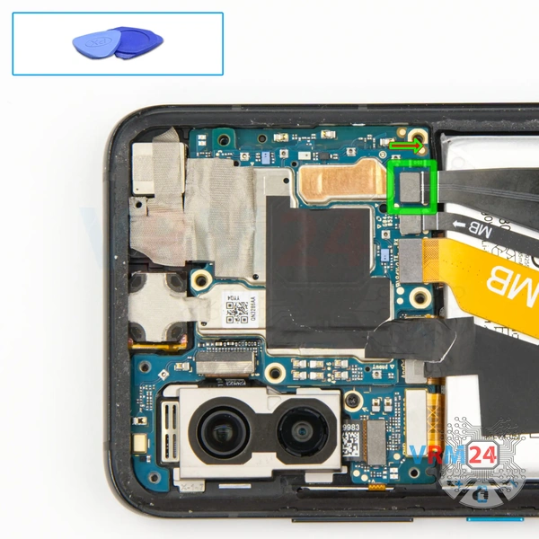 Desligar o conector da bateria