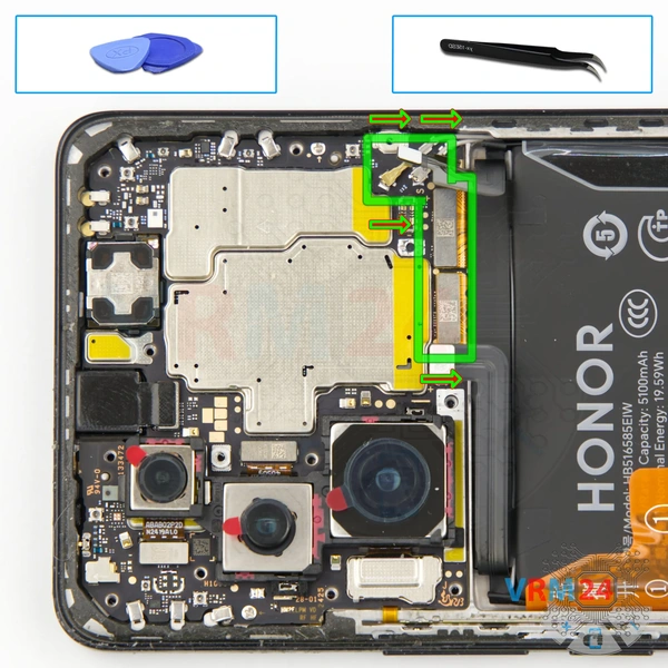 Disconnect the connectors