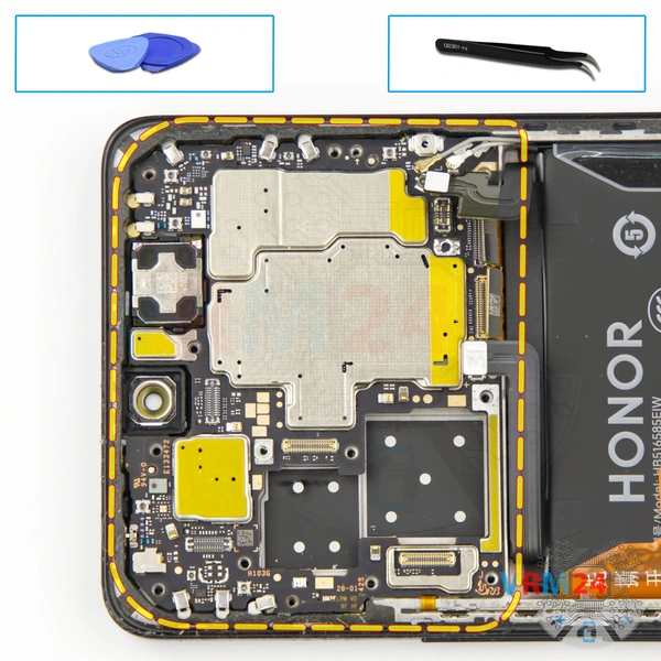 Remove the motherboard